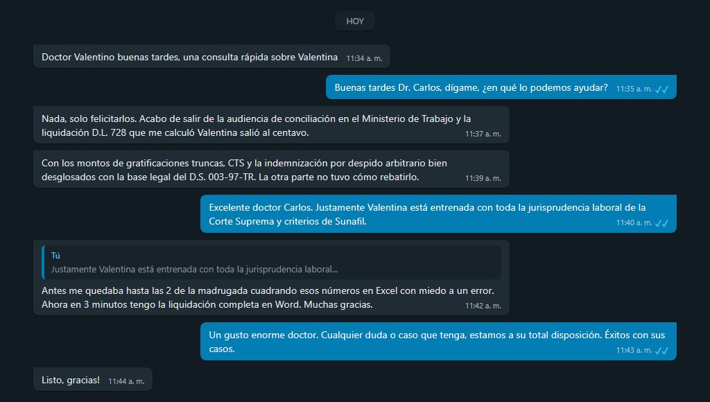 Testimonio Dr. Carlos Mendoza sobre Hardman Laboral